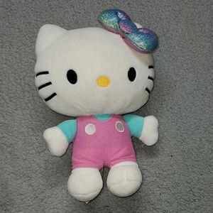 Hello Kitty Plush in Pink and Aqua